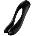 SATISFYER - WIBRATOR PALCOWY CANDY CANE CZARNY