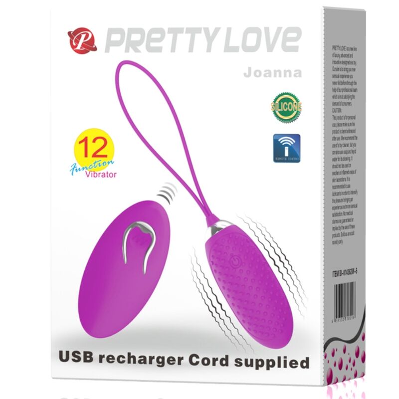 PRETTY LOVE - JOANNA JAJKO WIBRUJĄCE STEROWANE PILOTEM 12 TRYBÓW