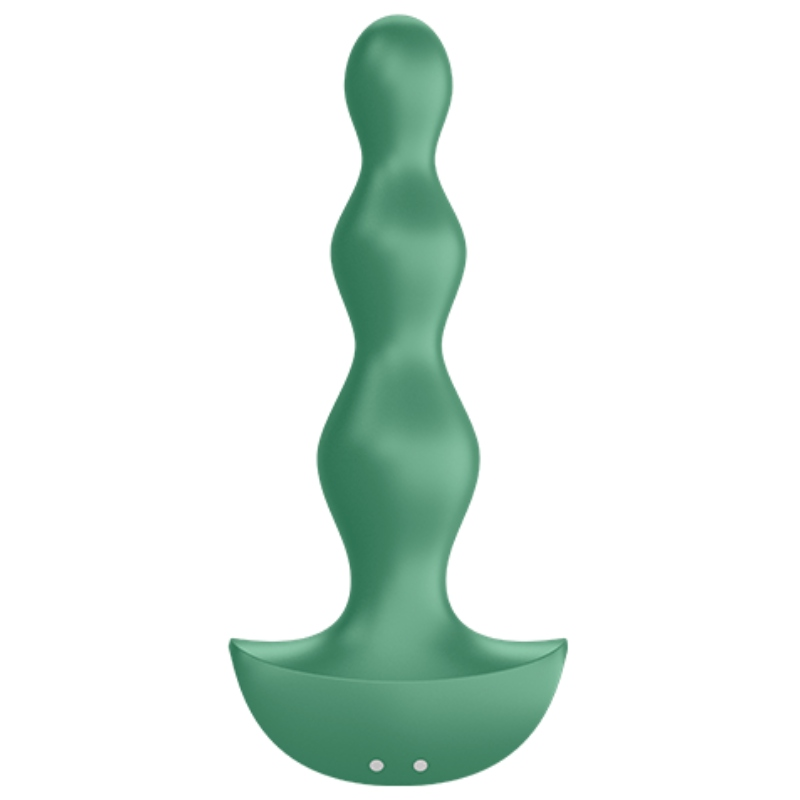 SATISFYER - LOLLI PLUG 2 WIBRATOR ANALNY Z KULKAMI ZIELONY