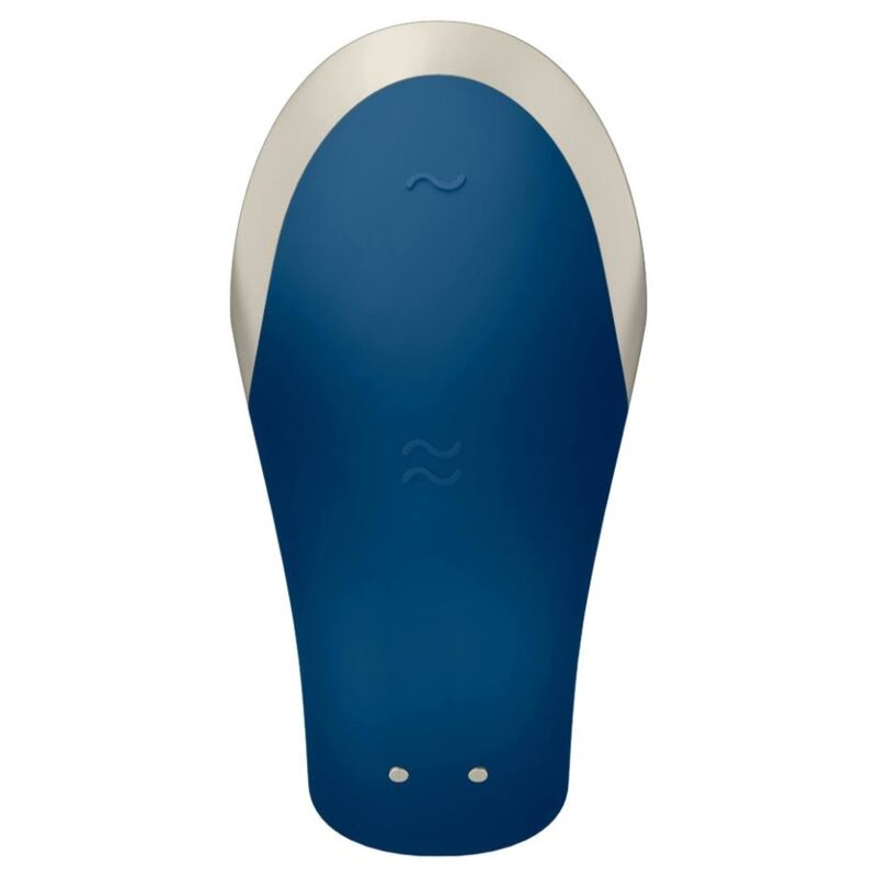 SATISFYER - WIBRATOR DLA PAR DOUBLE LOVE LUXURY, NIEBIESKI