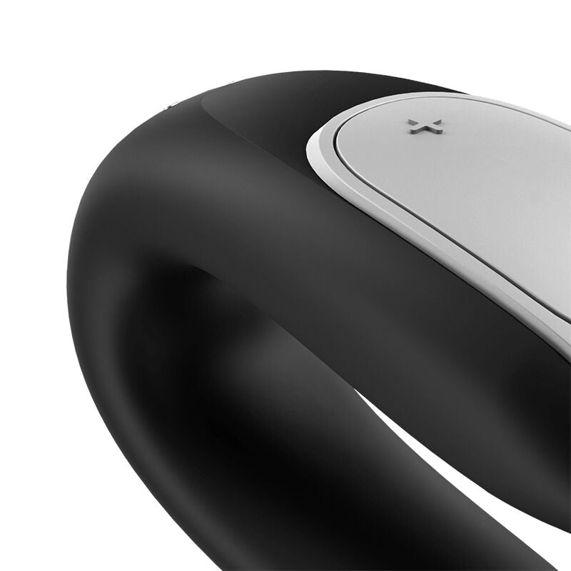 SATISFYER - WIBRATOR PARTNERSKI DOUBLE FUN CZARNY