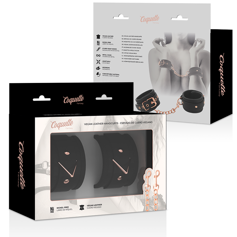 COQUETTE CHIC DESIRE – FANTASY KAJDANKI Z WEGAŃSKIEJ SKÓRY