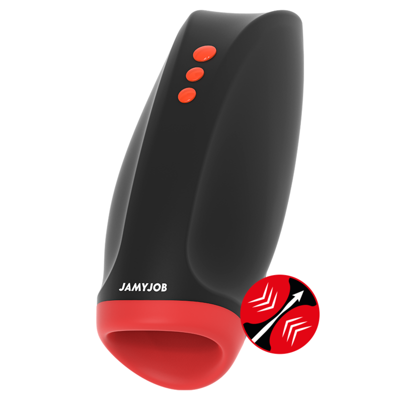JAMYJOB - NOVAX MASTURBATOR Z WIBRACJAMI I KOMPRESJĄ