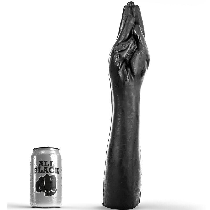 CAŁY CZARNY - OGROMNA PIĘŚĆ FISTING 40 CM