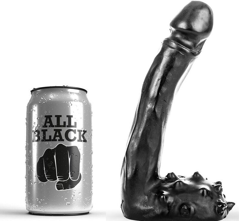 CAŁY CZARNY – REALISTYCZNE DILDO 19 CM