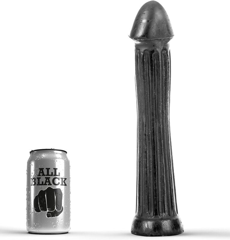 CAŁY CZARNY - DILDO WTYCZKA 31 CM