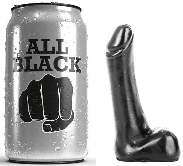 CAŁKOWICIE CZARNY - DILDO 9 CM