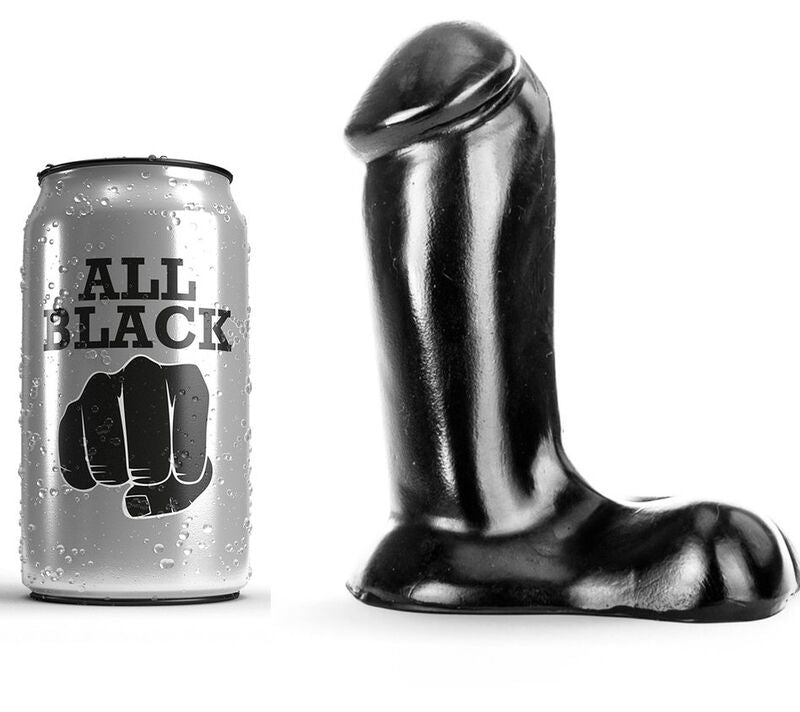 CAŁY CZARNY - DILDO REALISTYCZNE 14 CM