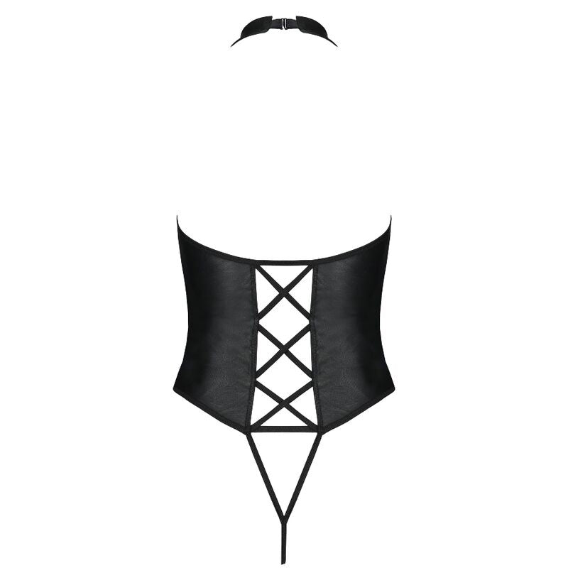 PASJA - NANCY BODY ZE SKÓRY EKOLOGICZNEJ S/M
