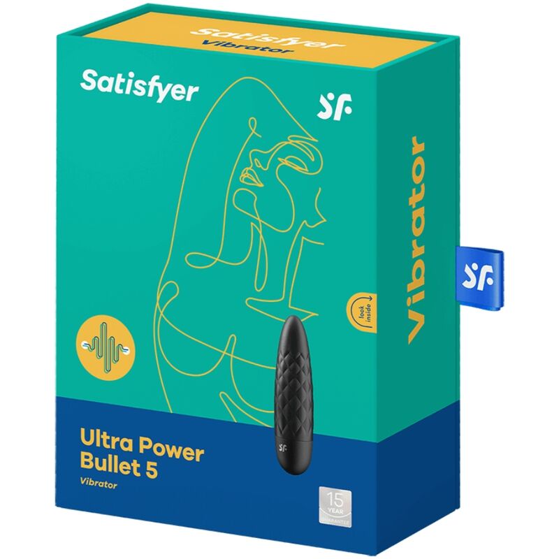 SATISFYER - ULTRA POWER BULLET 5 CZARNY