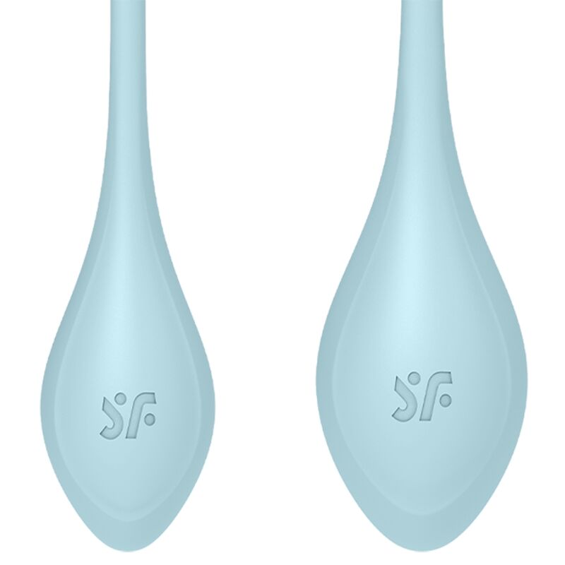 SATISFYER - YONI POWER 2 ZESTAW TRENINGOWY NIEBIESKI