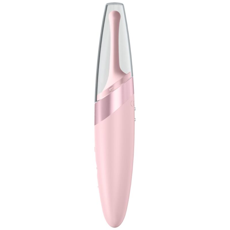 SATISFYER - WIBRATOR Z FUNKCJĄ OBROTOWĄ TWIRLING DELIGHT CLIT TIP RÓŻOWY