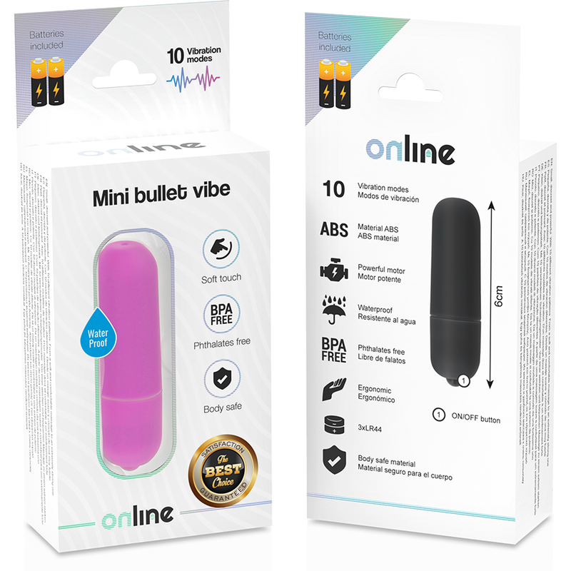 ONLINE - MINI BULLET WIBRATOR FIOLETOWY