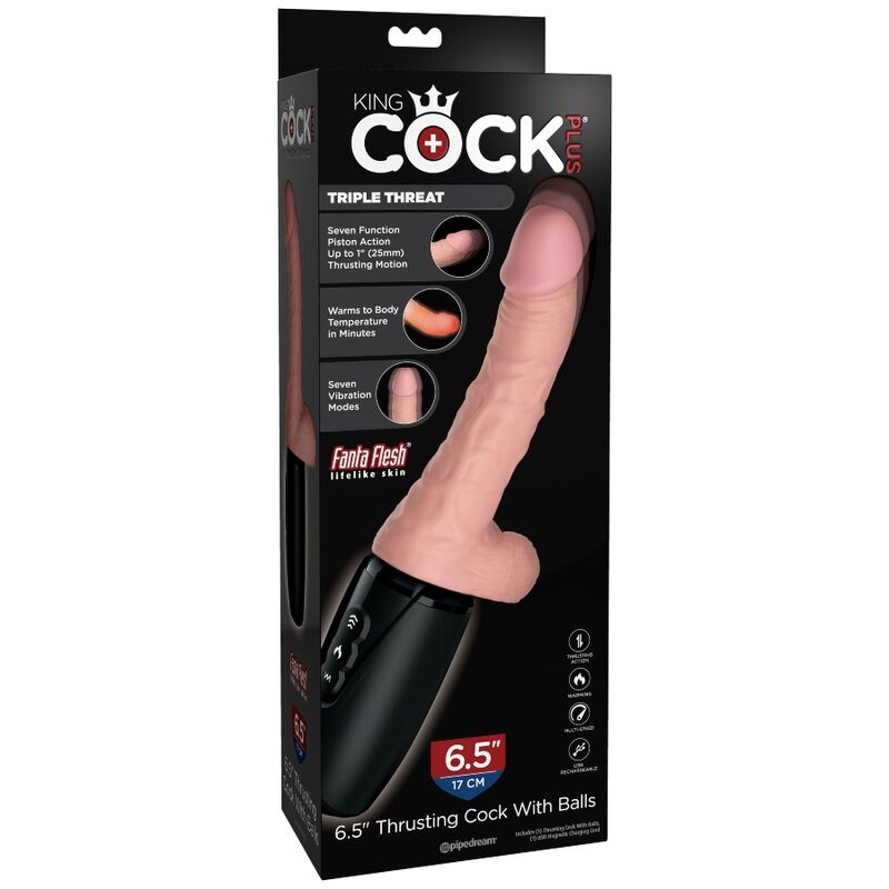 KING COCK - PLUS POTRÓJNE ZAGROŻENIE JASNA KARNACJA