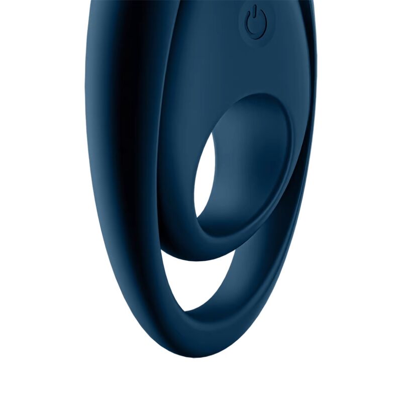 SATISFYER - GLORIOUS DUO RING WIBRATOR NIEBIESKI