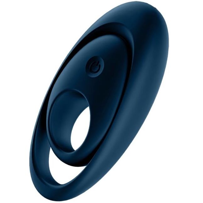 SATISFYER - GLORIOUS DUO RING WIBRATOR NIEBIESKI