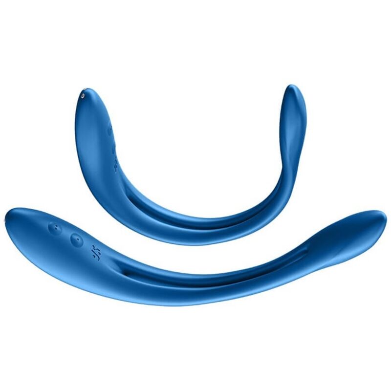 SATISFYER - ELASTYCZNY WIBRATOR WIELOFUNKCYJNY NIEBIESKI