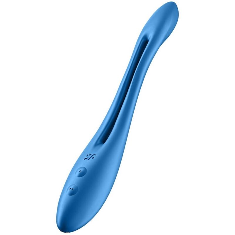 SATISFYER - ELASTYCZNY WIBRATOR WIELOFUNKCYJNY NIEBIESKI