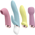 SATISFYER – WIBRATOR I ZESTAW IMPULSÓW POWIETRZNYCH MARVELOUS FOUR