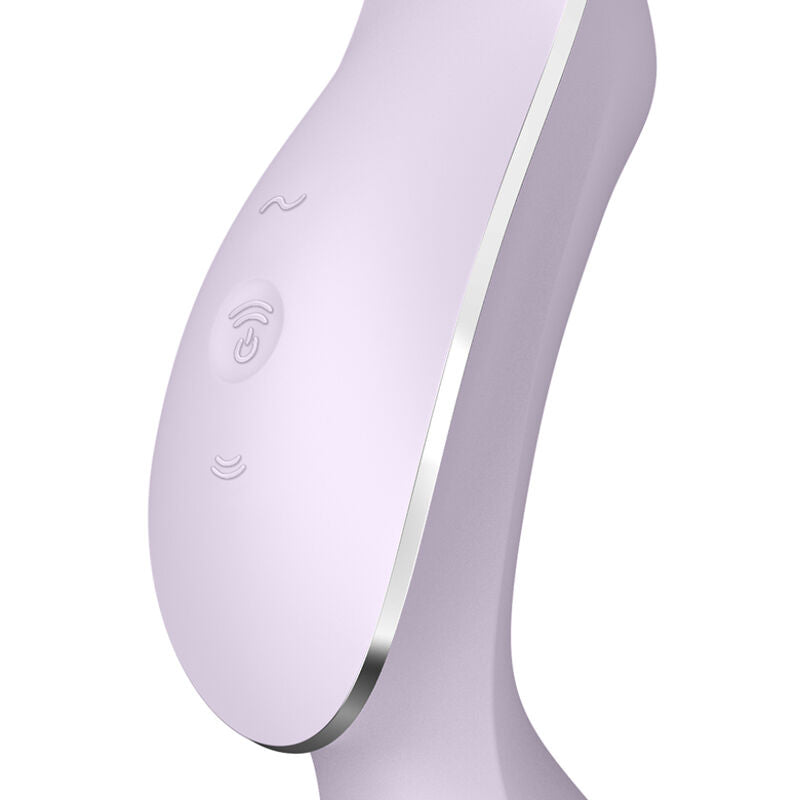 SATISFYER - WIBRATOR Z TECHNOLOGIĄ AIR PULSE CURVY TRINITY 2 FIOLETOWY