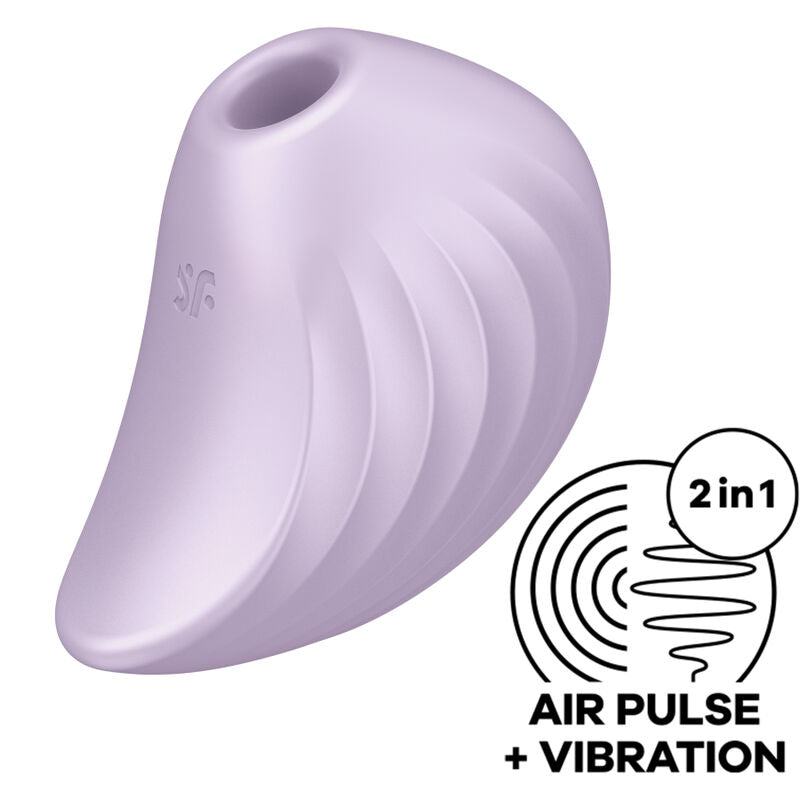 SATISFYER - PEARL DIVER STYMULATOR POWIETRZNY I WIBRATOR FIOLETOWY