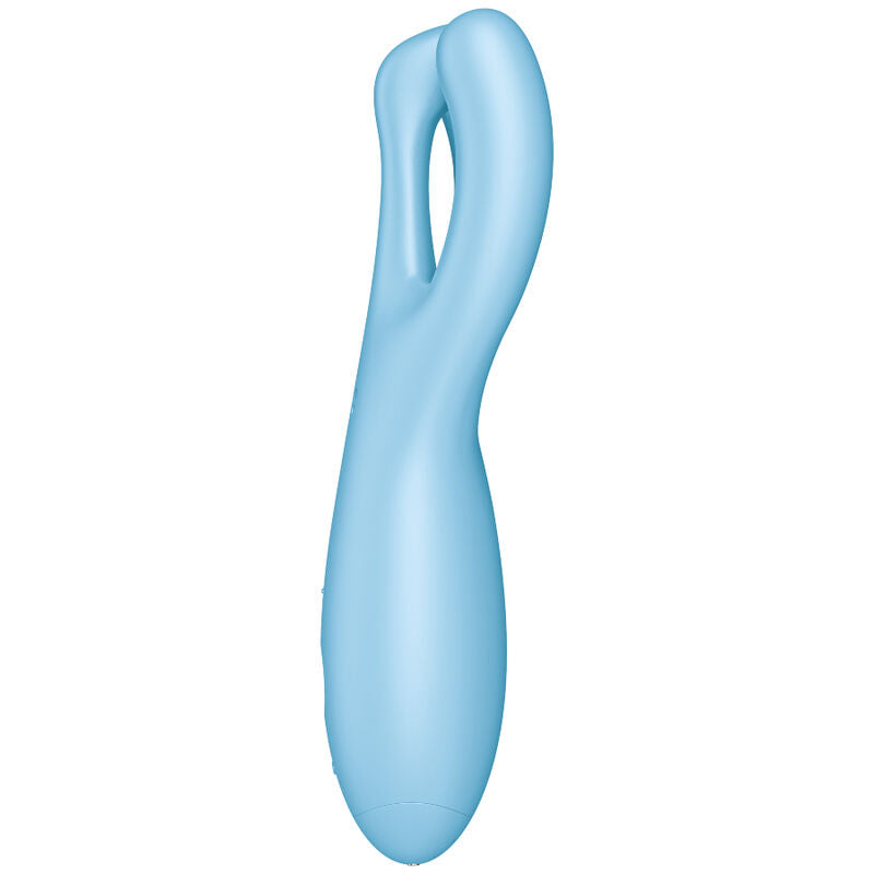 SATISFYER - THREESOME 4 WIBRATOR APLIKACJA NIEBIESKI
