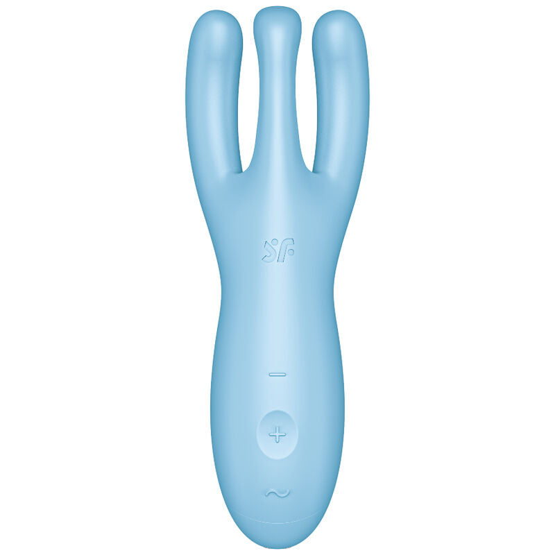 SATISFYER - THREESOME 4 WIBRATOR APLIKACJA NIEBIESKI