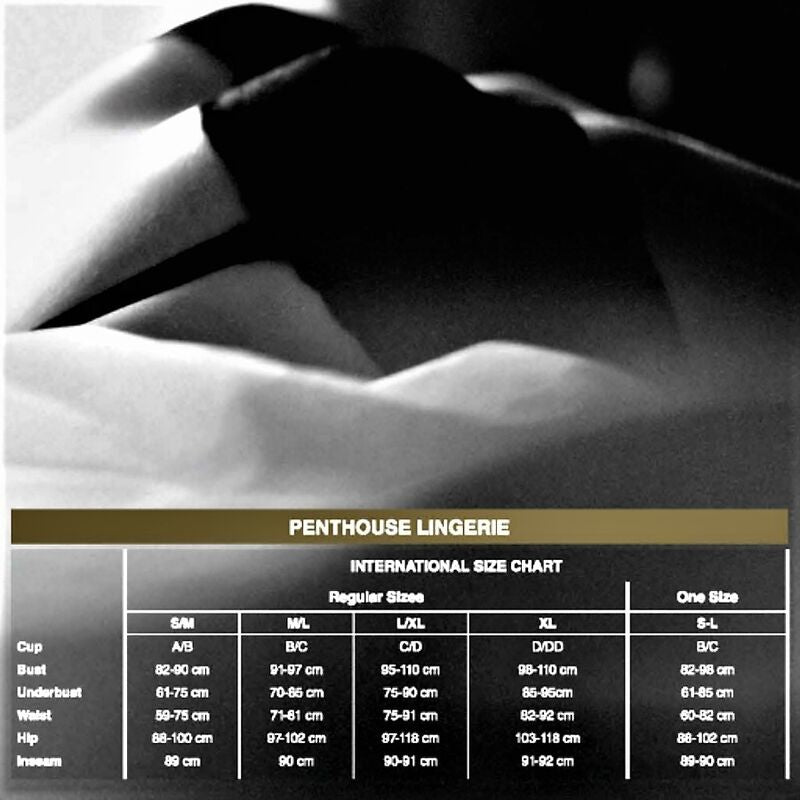 PENTHOUSE - ZŁAP MNIE MAJTKI CZARNE L/XL