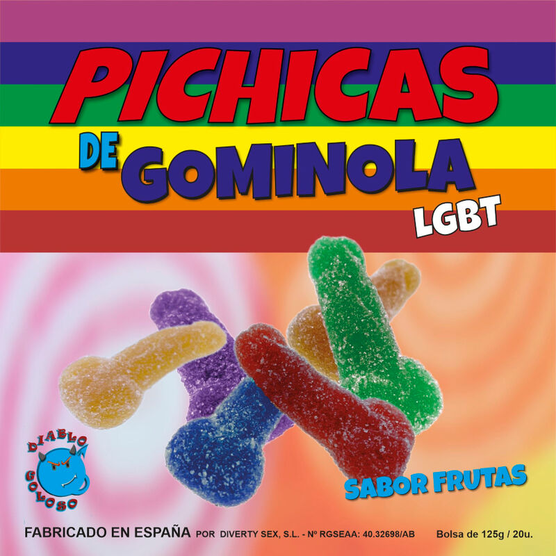 PRIDE - ŻELKI PENISKI Z CUKREM LGBT