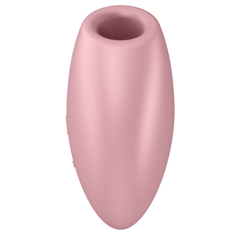 SATISFYER - STYMULATOR POWIETRZNY I WIBRATOR CUTIE HEART RÓŻOWY
