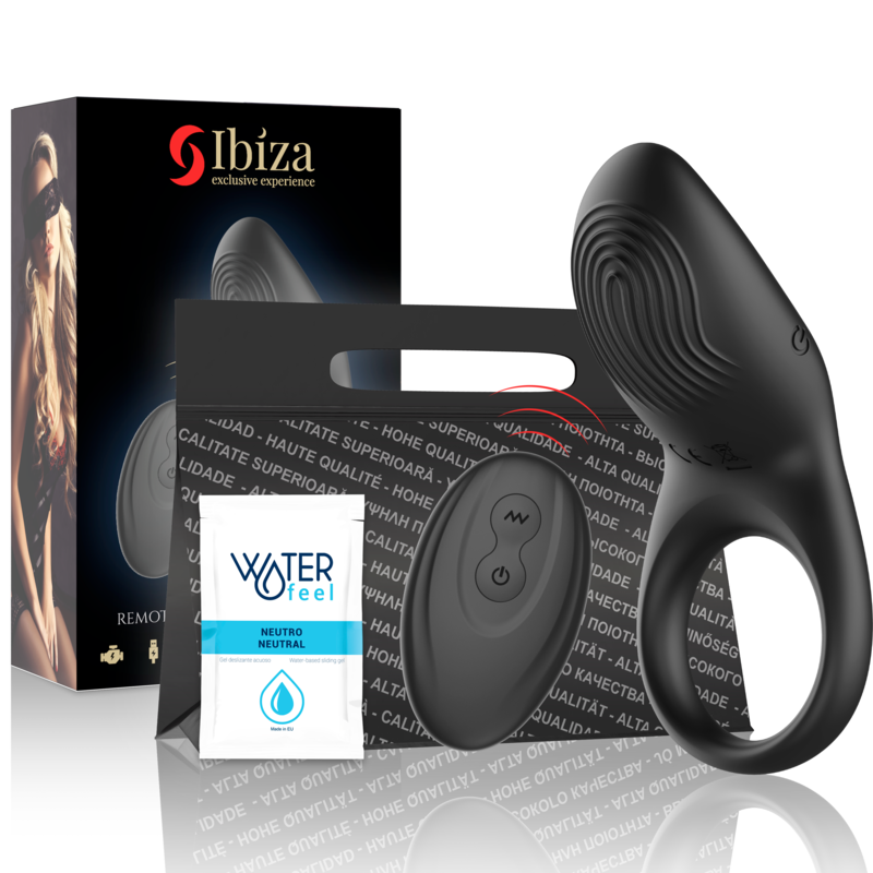 IBIZA - WIBRUJĄCY PIERŚCIEŃ NA PENISA STEROWANY PILOTEM