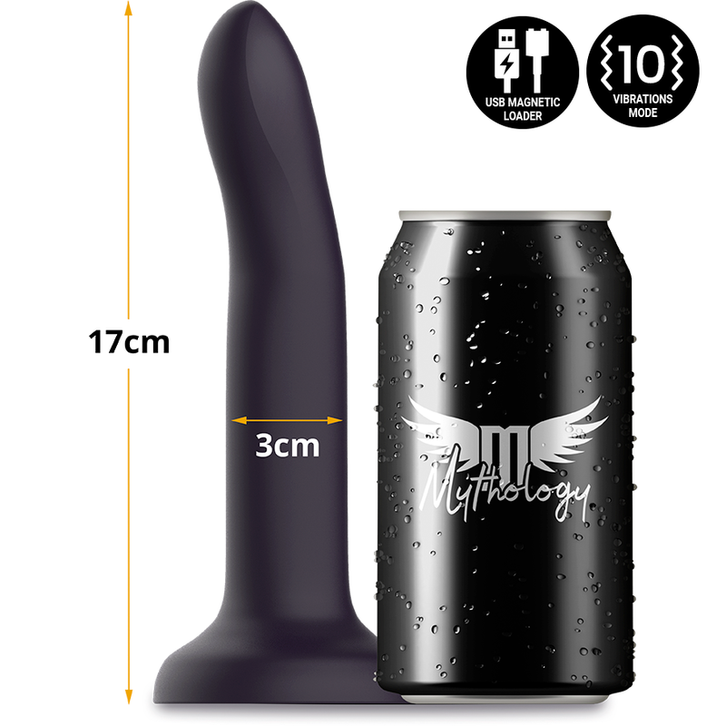 MITOLOGIA - DUMAN MISTYCZNE DILDO M - WIBRATOR KOMPATYBILNY Z BEZPRZEWODOWĄ TECHNOLOGIĄ WATCHME