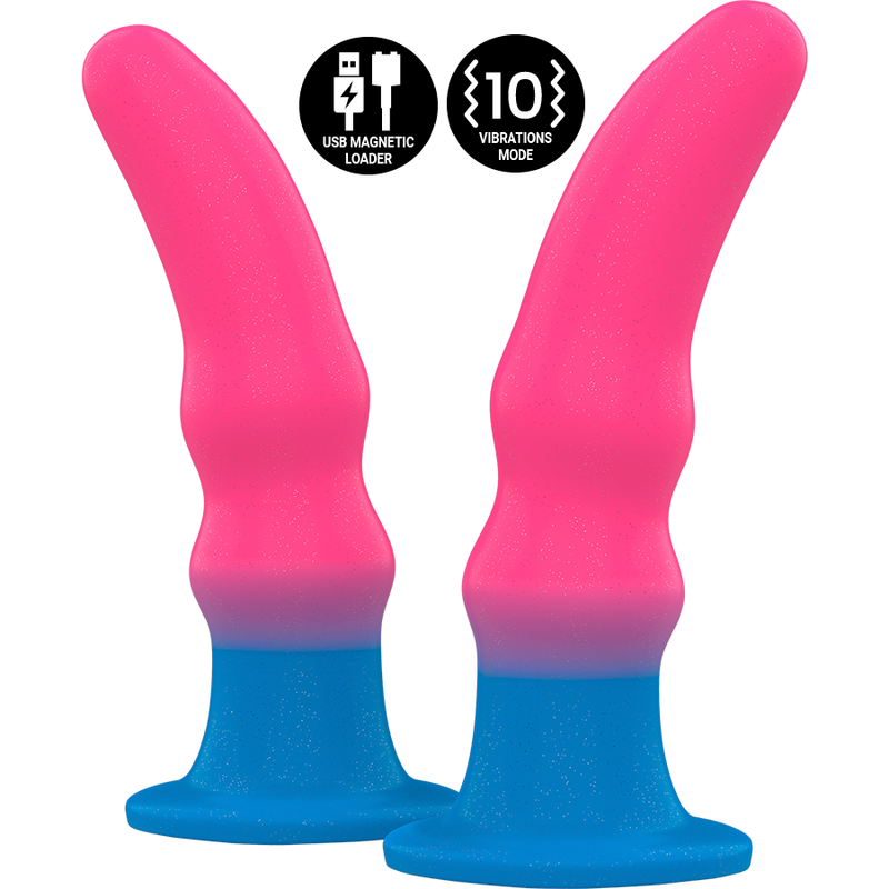 MITOLOGIA - KUNO UTOPIA DILDO M - WIBRATOR KOMPATYBILNY Z TECHNOLOGIĄ BEZPRZEWODOWĄ WATCHME