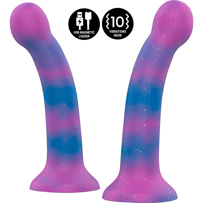 MITOLOGIA - GALAKTYCZNE DILDO DIONA - WIBRATOR ZGODNY Z TECHNOLOGIĄ BEZPRZEWODOWĄ WATCHME
