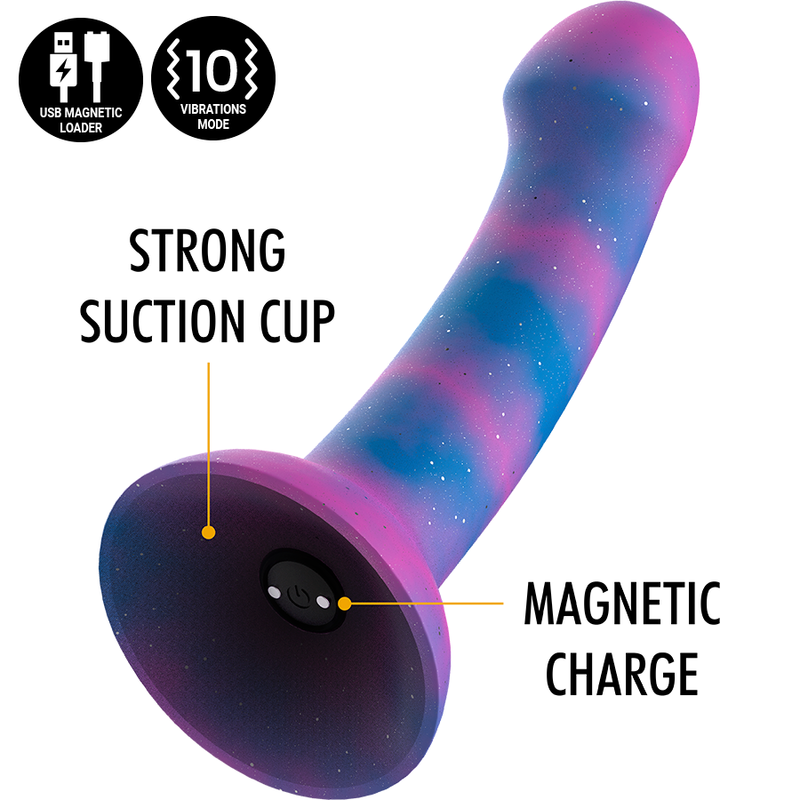MITOLOGIA - DION GALAKTYCZNE DILDO M - WIBRATOR ZGODNY Z TECHNOLOGIĄ BEZPRZEWODOWĄ WATCHME