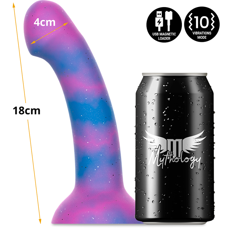 MITOLOGIA - DION GALAKTYCZNE DILDO M - WIBRATOR ZGODNY Z TECHNOLOGIĄ BEZPRZEWODOWĄ WATCHME