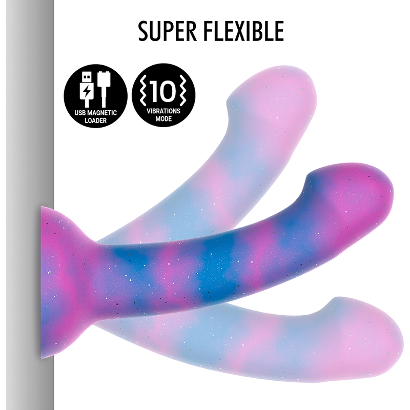MITOLOGIA - DION GALAKTYCZNE DILDO M - WIBRATOR ZGODNY Z TECHNOLOGIĄ BEZPRZEWODOWĄ WATCHME