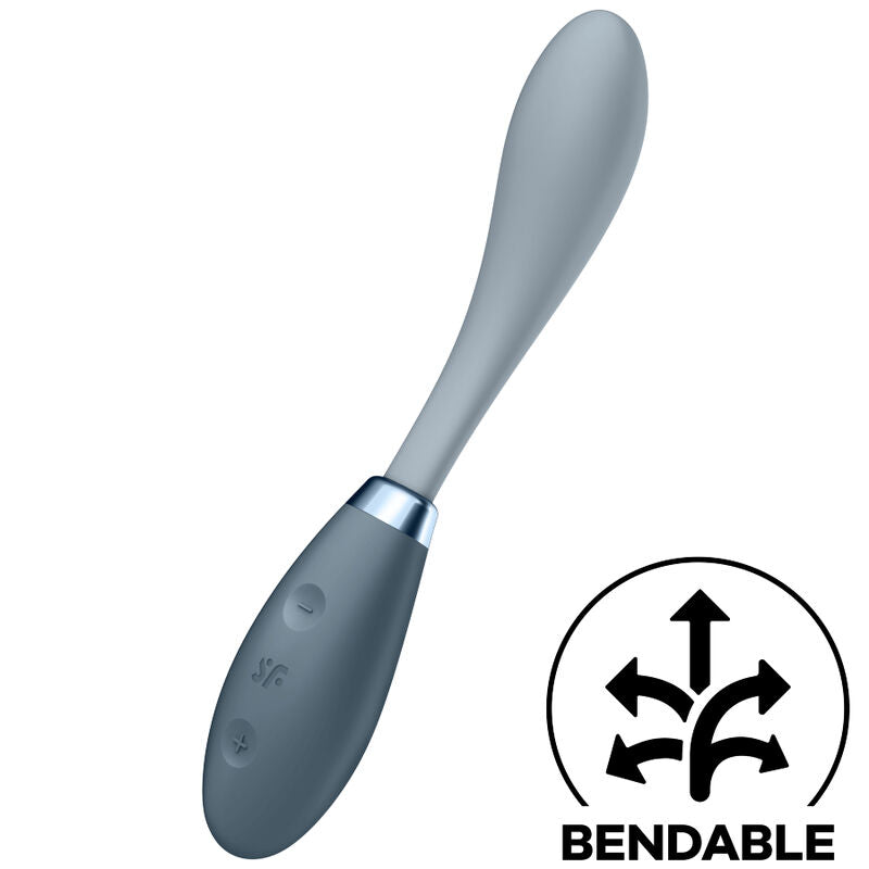SATISFYER - WIBRATOR WIELOFUNKCYJNY G-SPOT FLEX 3 SZARY