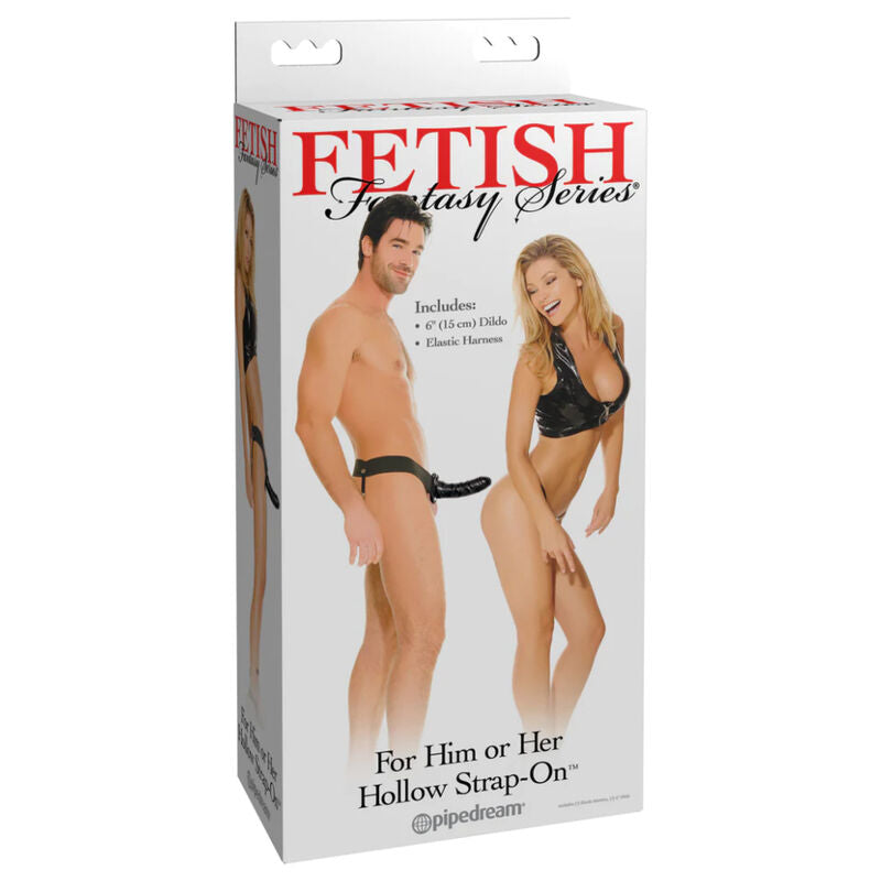 SERIA FETYSZ FANTASY - SERIA BLACK DREAM HOLLOW STRAP ON