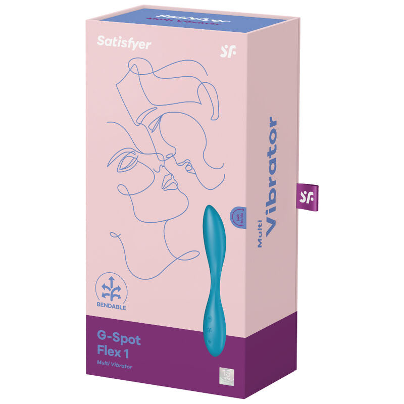 SATISFYER - WIBRATOR WIELOFUNKCYJNY G-SPOT FLEX 1 NIEBIESKI
