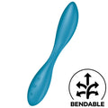 SATISFYER - WIBRATOR WIELOFUNKCYJNY G-SPOT FLEX 1 NIEBIESKI