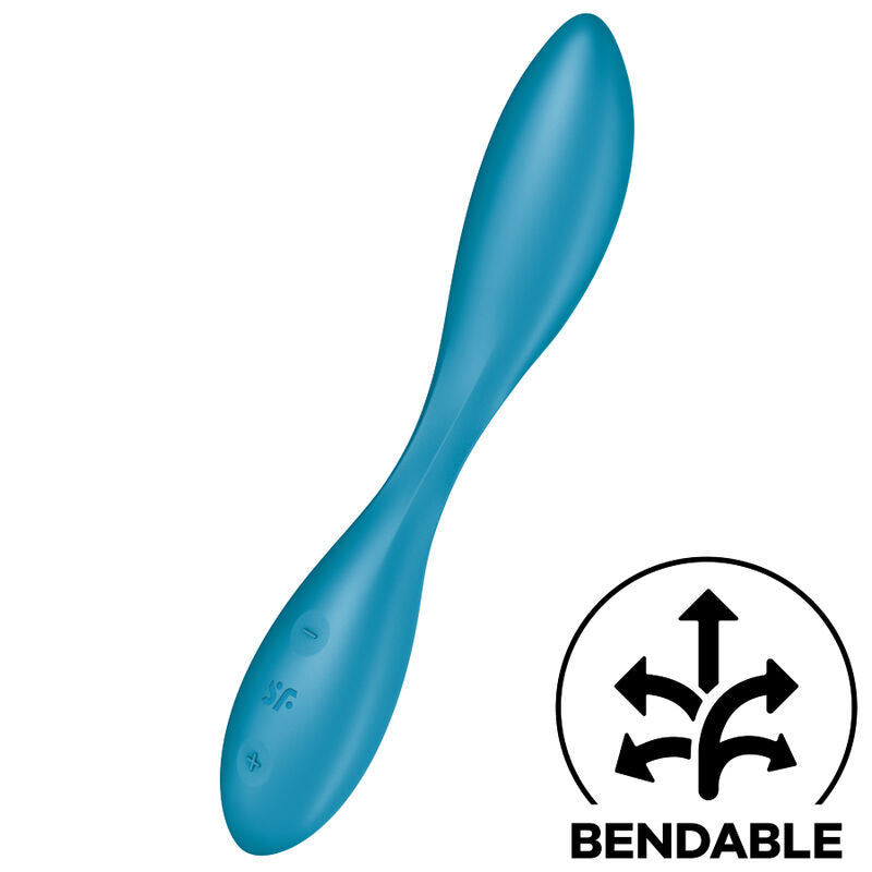 SATISFYER - WIBRATOR WIELOFUNKCYJNY G-SPOT FLEX 1 NIEBIESKI