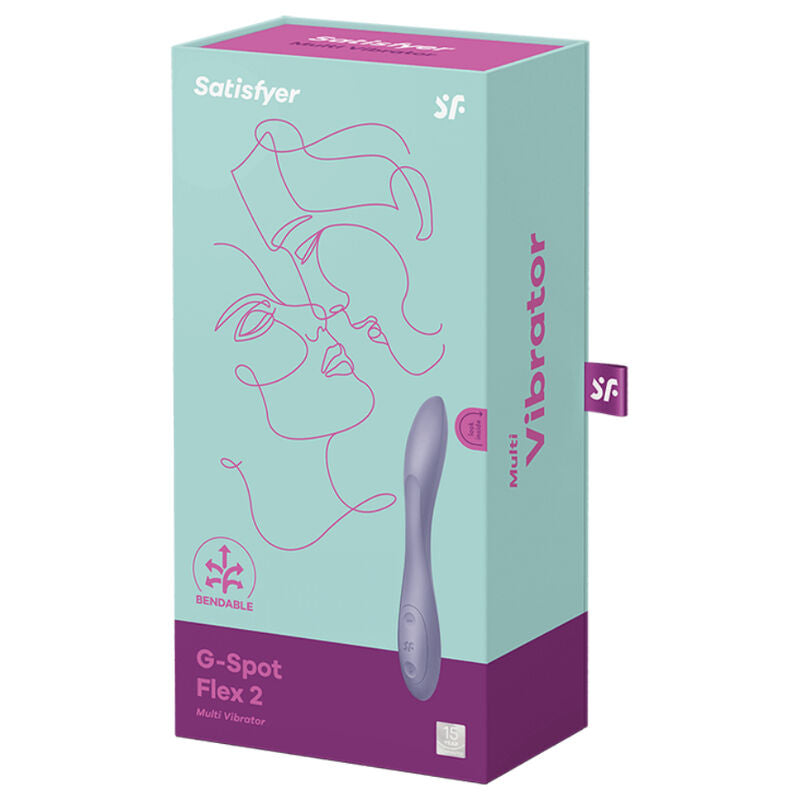 SATISFYER - WIBRATOR G-SPOT FLEX 2 FIOLETOWY