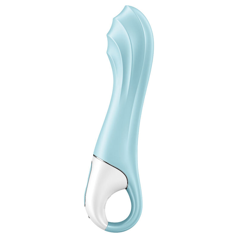 SATISFYER - WIBRATOR Z POMPKĄ POWIETRZNĄ 5+ DMUCHANY WIBRATOR PUNKTU G APLIKACJA NIEBIESKI