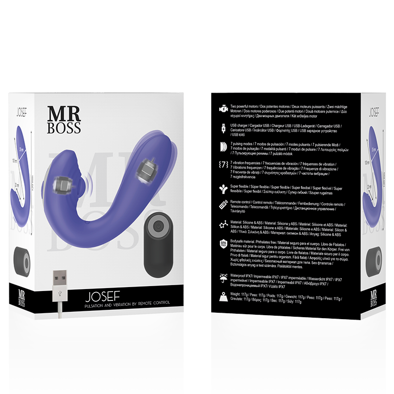 MR BOSS – ZDALNY KONTROLER PULSACJI I WIBRACJI DLA PAR