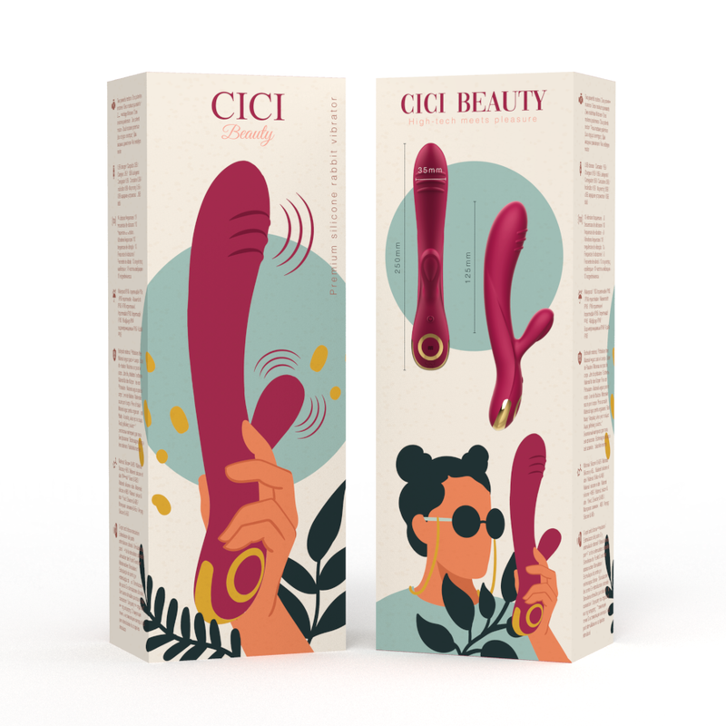 CICI BEAUTY - PRECYZYJNY SILIKONOWY WIBRATOR-KRÓLICZEK