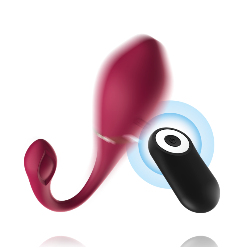 CICI BEAUTY - WIBRATOR SILIKONOWY W KSZTAŁCIE JAJKA Z PILOTEM PREMIUM