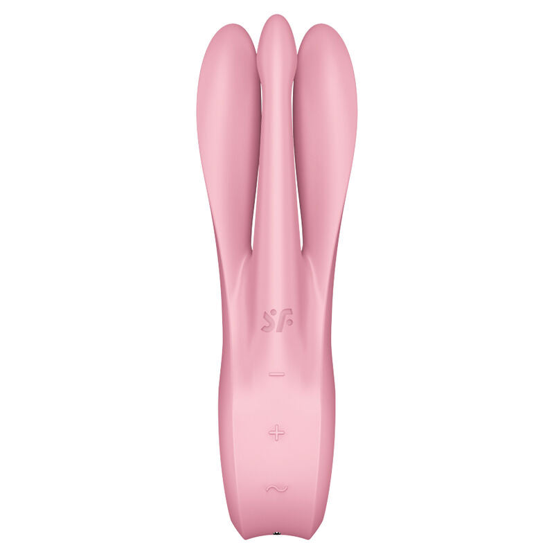 SATISFYER - WIBRATOR THREESOME 1 RÓŻOWY