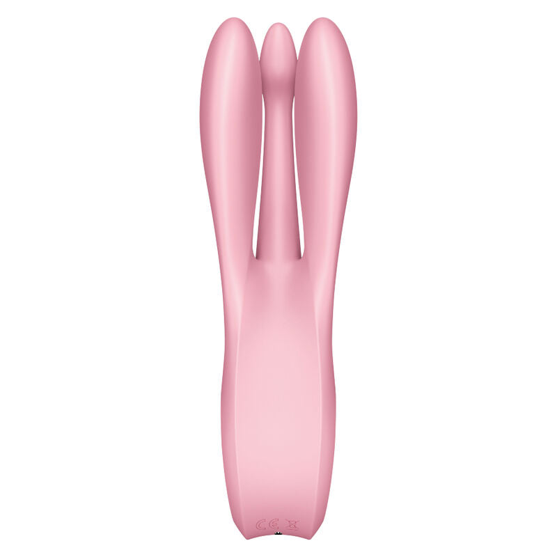 SATISFYER - WIBRATOR THREESOME 1 RÓŻOWY