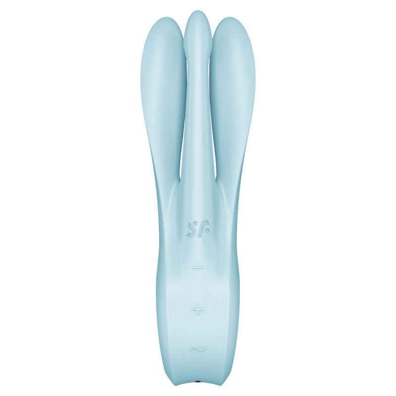 SATISFYER - WIBRATOR THREESOME 1 NIEBIESKI